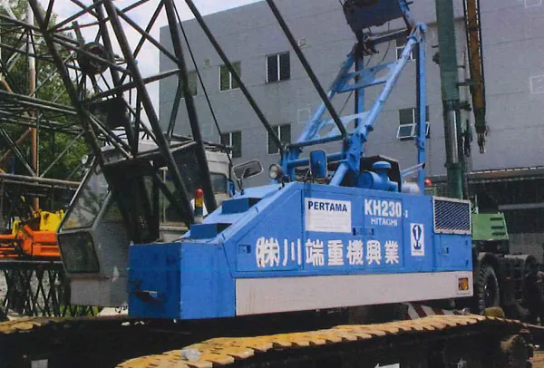 Hitachi KH230-III crawler crane, 60 tonne capacity in the Pertama Crane fleet