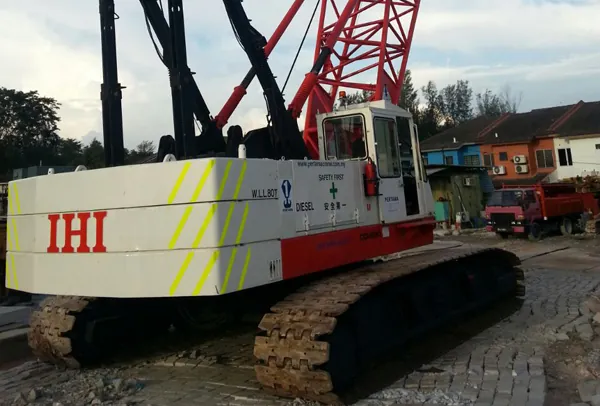 Ihi CCH800 crawler crane, 80 tonne capacity in the Pertama Crane fleet