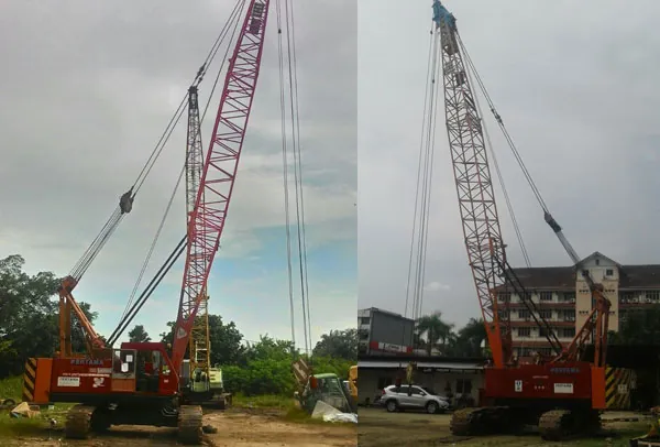 Ihi CH500 crawler crane, 50 tonne capacity in the Pertama Crane fleet
