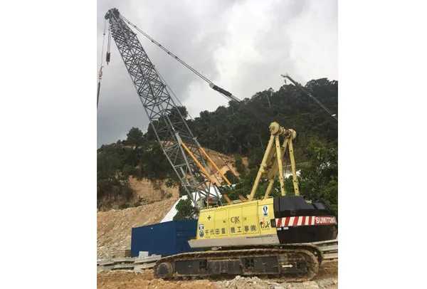 Sumitomo SC650-II crawler crane, 65 tonne capacity in the Pertama Crane fleet