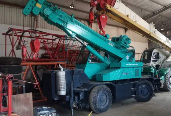 Kobelco RK70 mobile crane, 7 tonne capacity in the Pertama Crane fleet
